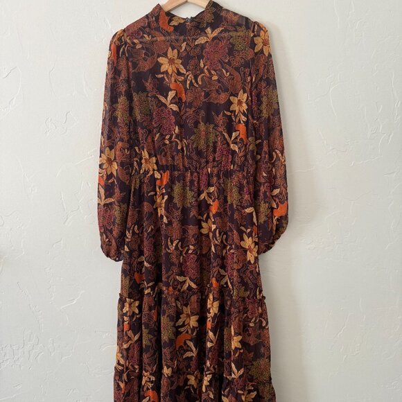 Lost + Wander Wild Print Floral Dress - Picture 2 of 5